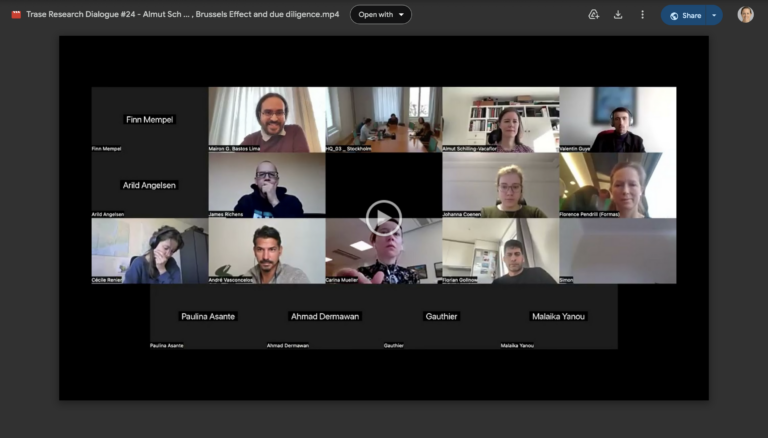 Trase Research Dialogue #24 with Mairon Bastos Lima and Almut Schilling-Vacaflor