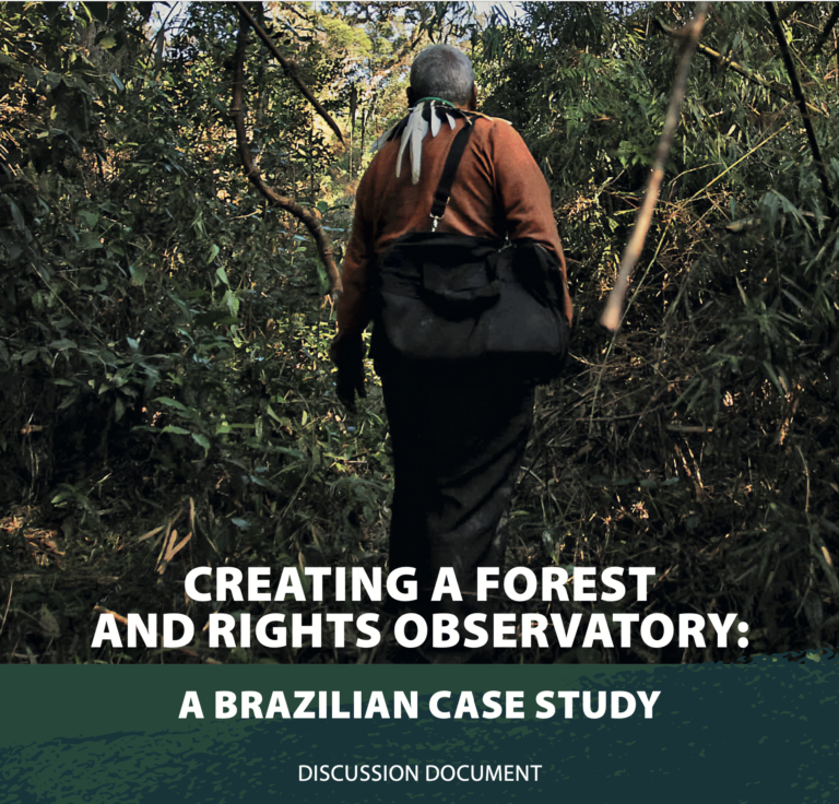 Report on a Forest and Rights Observatory