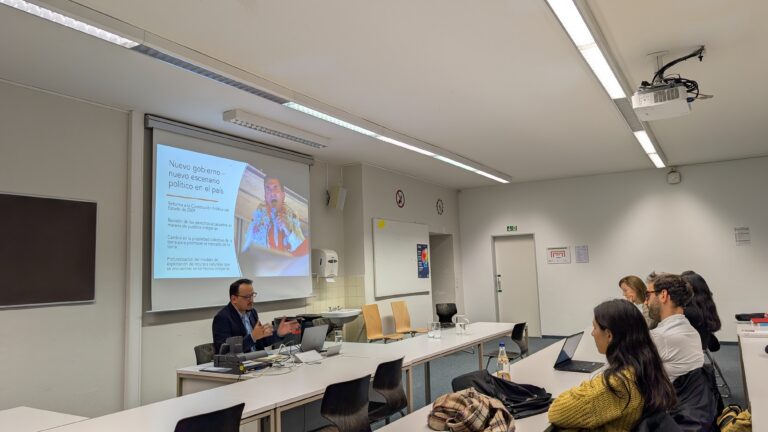 CEJIS Director Miguel Vargas Delgado Visits FAU for Discussions on Sustainability and Indigenous Territories in Latin America