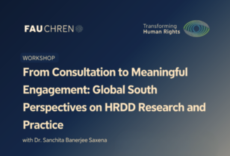 Save the date: Moving Towards a Shared Responsibility Model of Global Labour Governance